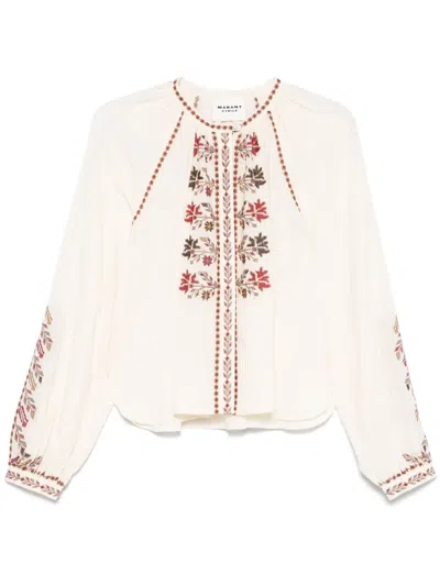 Isabel Marant Étoile Marant Etoile Women Lynne Biologic Cotton Shirt In White