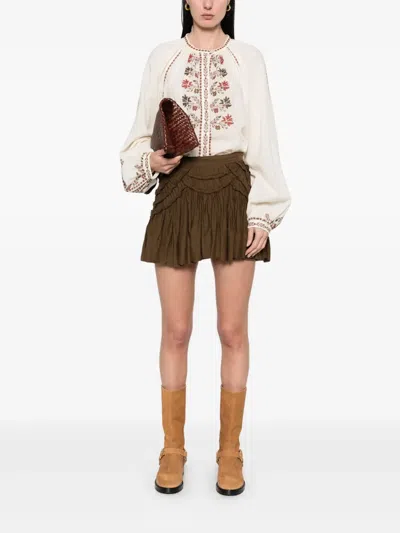 Isabel Marant Étoile Marant Etoile Women Lynne Biologic Cotton Shirt In White
