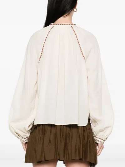 Isabel Marant Étoile Marant Etoile Women Lynne Biologic Cotton Shirt In White