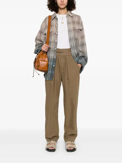 Isabel Marant Étoile Celia Trousers In Brown
