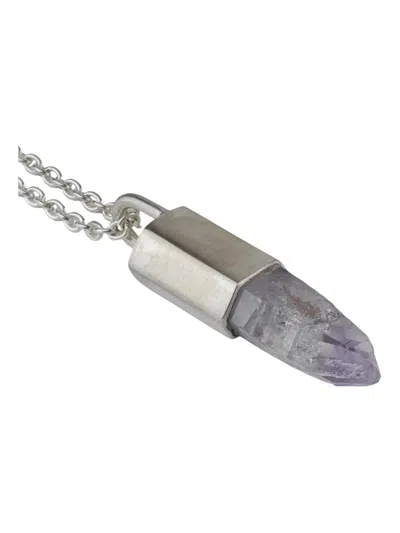 Parts Of Four Amethyst Necklace In Metallic