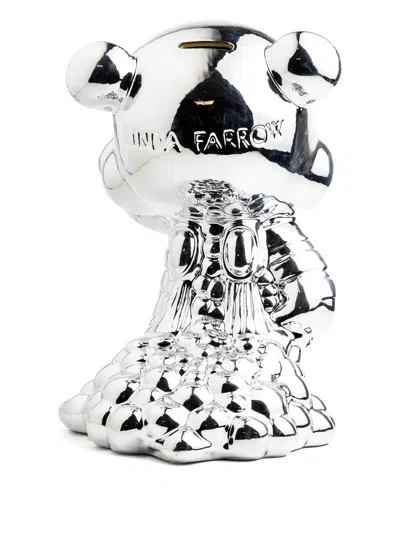 Linda Farrow Bear Figurine In Silver