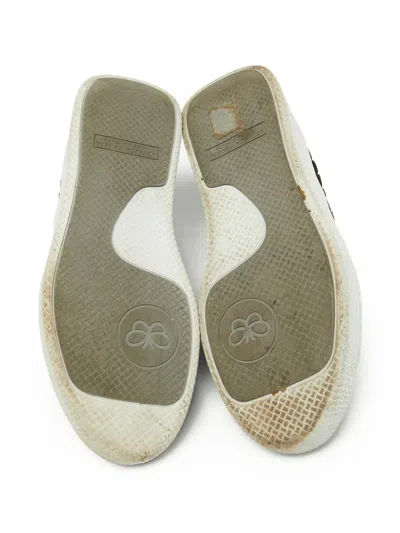 Pre-owned Bottega Veneta Intrecciato Leather Platform Sneakers