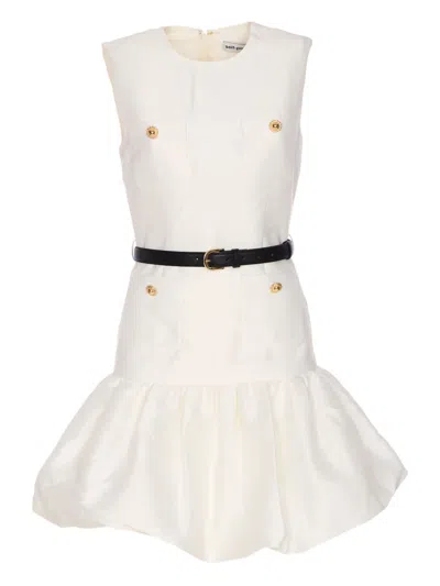 Self-portrait Self Portrait Women Taffeta Mini Dress In White