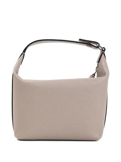 Valextra Mini Top Handle Leather Bag