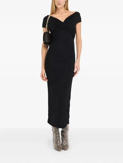 Liu •jo Jersey Dress In Black