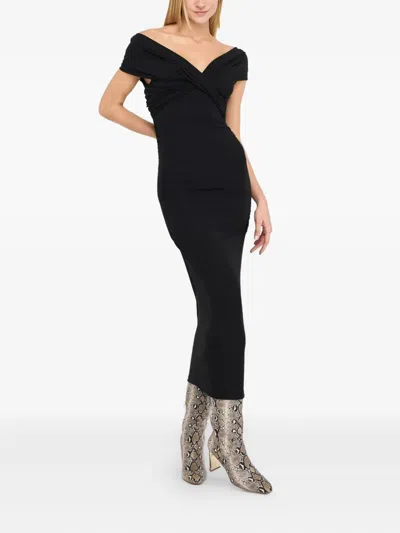 Liu •jo Jersey Dress In Black