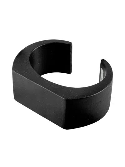 Parts Of Four Crescent Plane Bracelet In Black