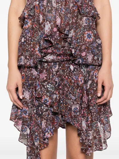 Isabel Marant Étoile Berenicia Skirt In Brown