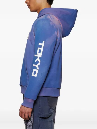 Rensuke Tokyo Logo Print Cotton Hoodie