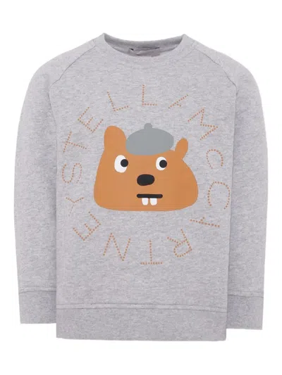 Stella Mccartney Cartoon-graphic Sweatshirt In Gray