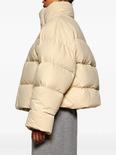 Entire Studios Mml Puffer Cotton Jacket In Neutral