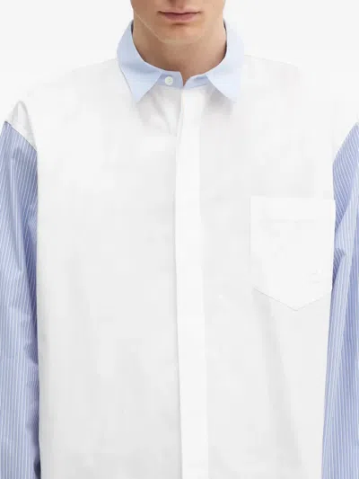 Ambush Striped-panel Shirt In Multi