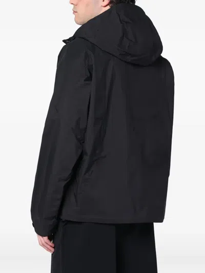Purple Mountain Observatory Black Zip Jacket In Nylon In Black