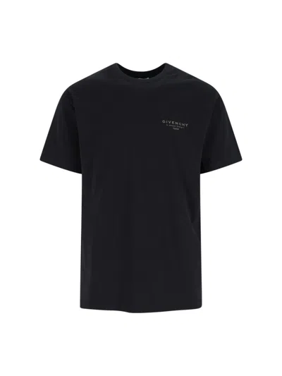 Givenchy Logo T-shirt In Black
