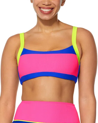 Reebok Colorblock Bra In Multi