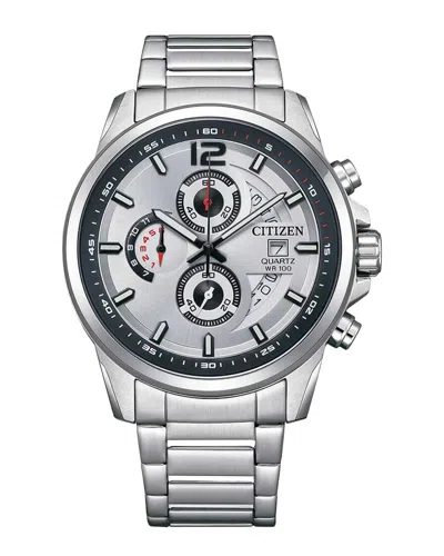 Citizen Men's Classic Silver Dial Watch In Metallic