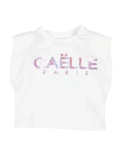 Gaelle Paris Gaëlle Paris Toddler Girl T-shirt White Size 4 Cotton, Elastane In White