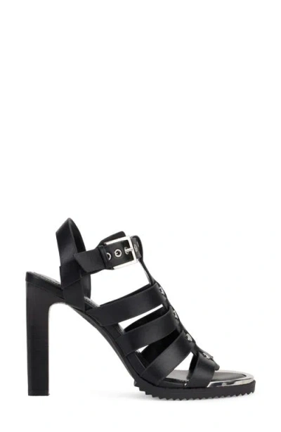 Dkny Bria Slingback Cage Sandal In Black