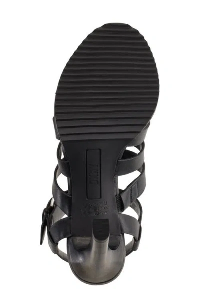 Dkny Bria Slingback Cage Sandal In Black