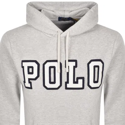 Ralph Lauren Long Sleeve Hoodie Grey In Gray