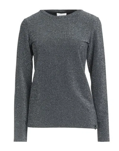 Ottod'ame Woman Sweater Slate Blue Size 6 Viscose, Polyester, Polyamide, Elastane In Gray