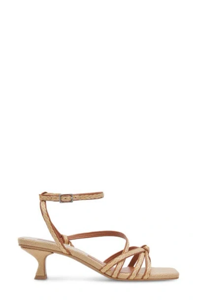 Dolce Vita Bev Braid Kitten Heel Ankle Strap Sandal