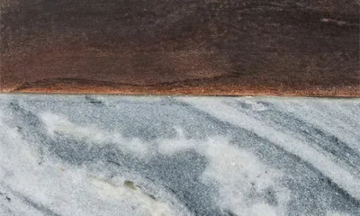 Nordstrom Marble & Acacia Wood Round Cutting Board
