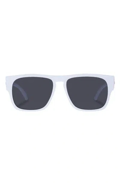Le Specs Transmission 56mm D-frame Sunglasses
