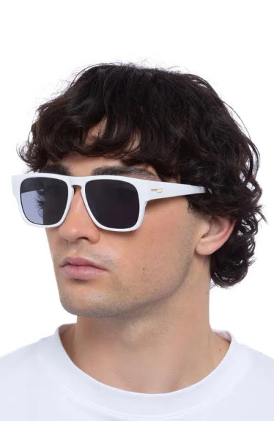 Le Specs Transmission 56mm D-frame Sunglasses