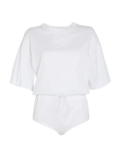 Red Valentino Woman Bodysuit White Size L Cotton, Polyester In White
