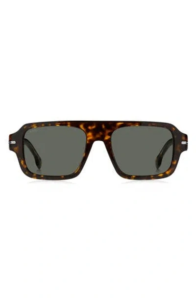 Hugo Boss 53mm Flat Top Sunglasses
