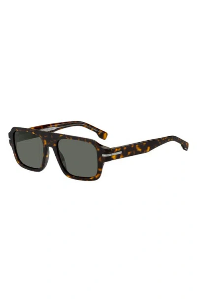 Hugo Boss 53mm Flat Top Sunglasses
