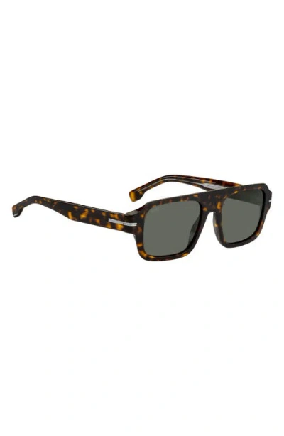 Hugo Boss 53mm Flat Top Sunglasses