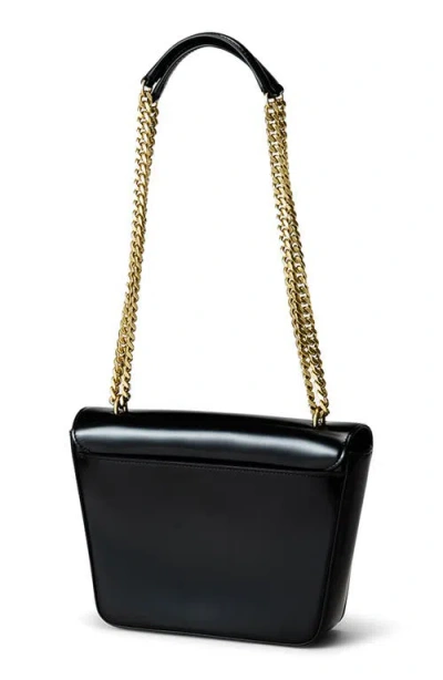 Veronica Beard Double Link Flap Convertible Leather Shoulder Bag
