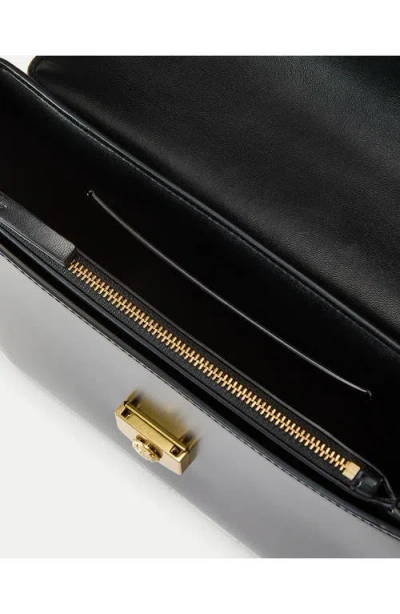 Veronica Beard Double Link Flap Convertible Leather Shoulder Bag