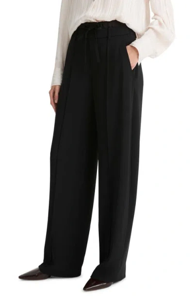 Vince Mid Rise Double Waistband Drawstring Pant