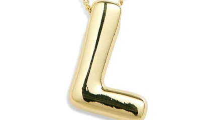Leith 3d Initial Pendant Necklace