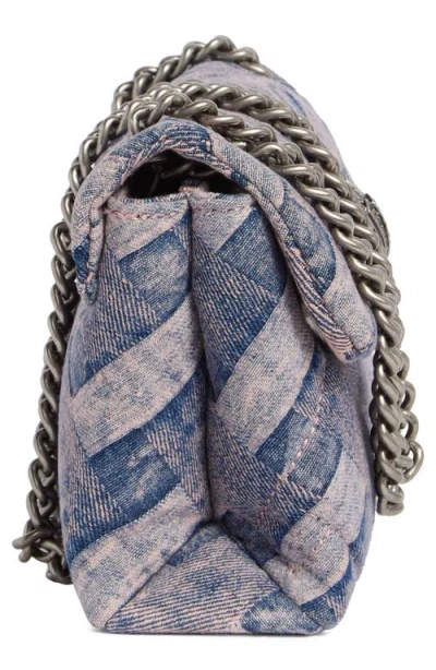 Kurt Geiger London Mini Kensington Denim Convertible Crossbody Bag