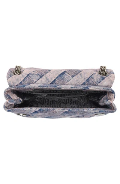 Kurt Geiger London Mini Kensington Denim Convertible Crossbody Bag