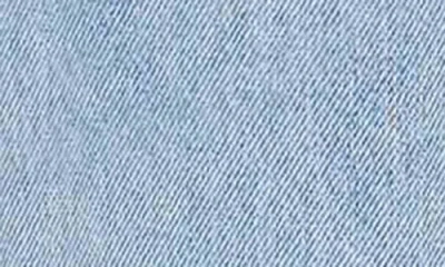 Kensie Drapey Stitch Detail Wide Leg Jeans In Blue