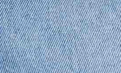 Kensie Stitch Detail Cropped Wide Leg Jeans In Blue