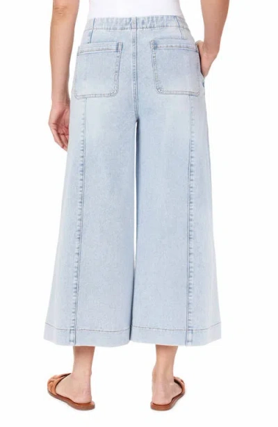 Kensie Drapey High Waist Five Pocket Jeans In Blue