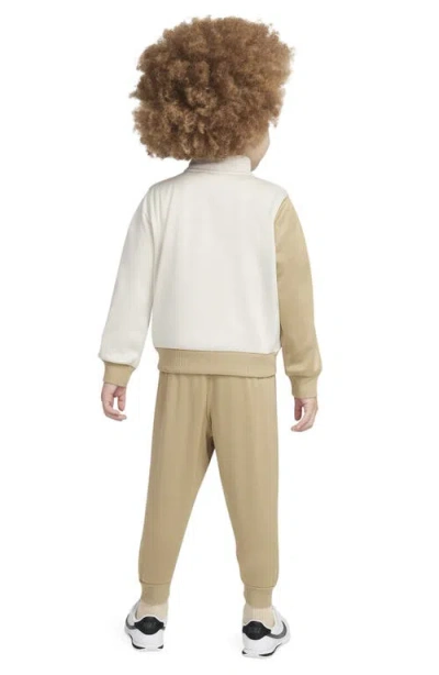 Nike Kids' Sportswear On The Move Dri-fit Jacket & Joggers Set In Neutral