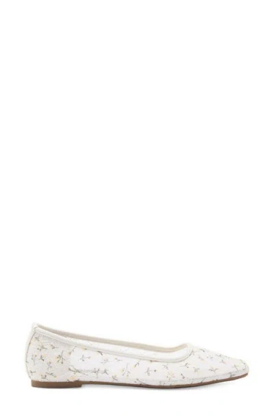 Rachel Rachel Roy Sheer Mesh Flat In White