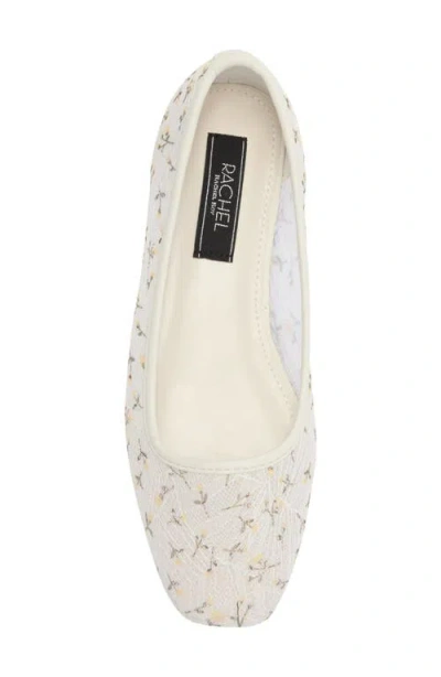 Rachel Rachel Roy Sheer Mesh Flat In White