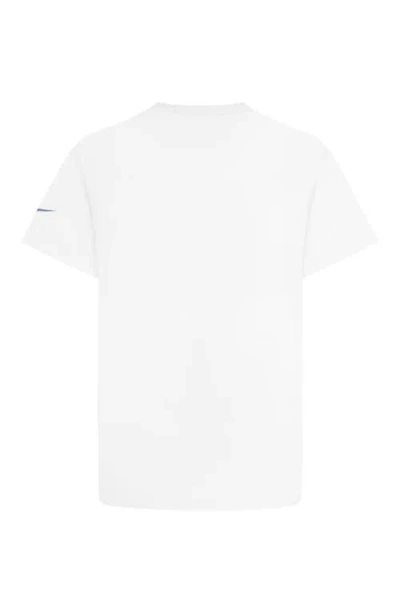 Nike Kids' Swoosh Block Graphic T-shirt In Blue