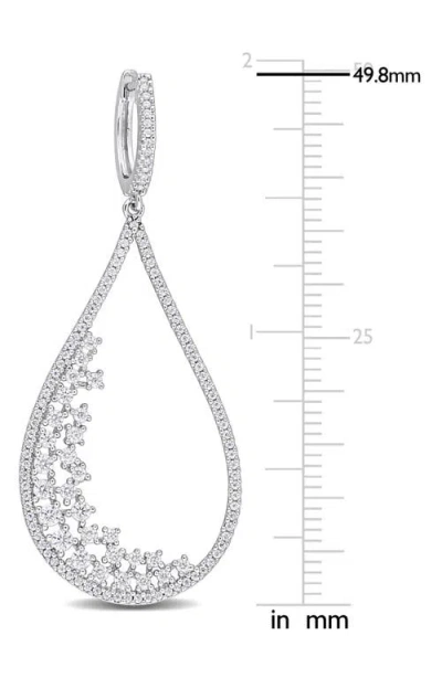 Delmar Dew Lab Grown Moissanite Drop Earrings