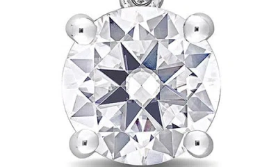 Delmar Dew Lab-grown Moissanite Pendant Necklace
