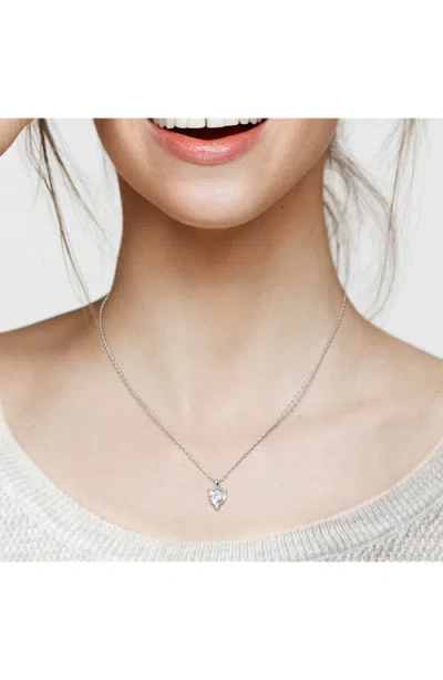 Delmar Lab Grown Moissanite Heart Pendant Necklace